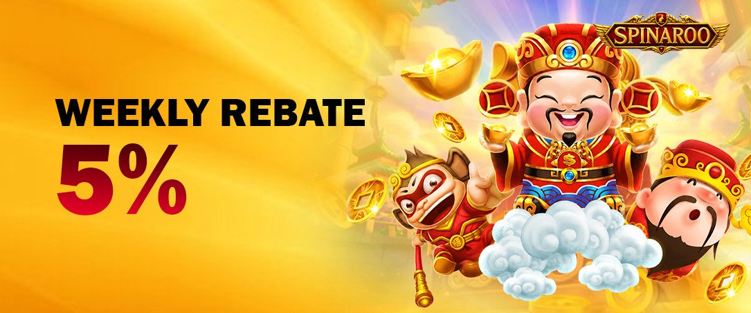 Weekly Rebate 5% - Spinaroo